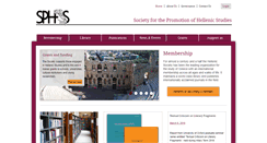 Desktop Screenshot of hellenicsociety.org.uk